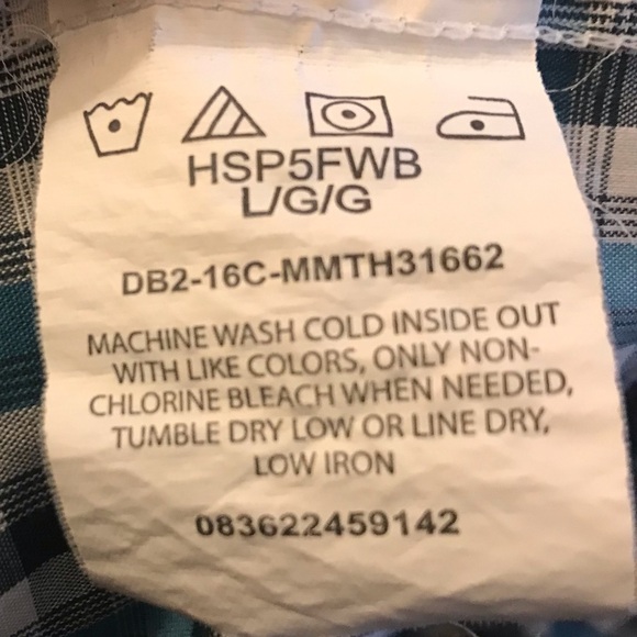 Wrangler 2 Plaid Short Sleeve Button Down Shirts Size Large - Picture 7 of 7